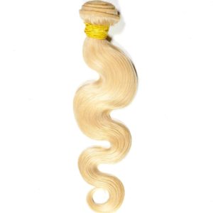 Russian Blonde Body Wave Extensions 18″