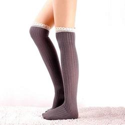Crochet Cuteness Knee High Socks