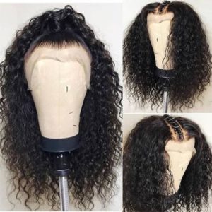 Transparent Curly 360 Lace Frontal Wig