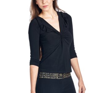 Women’s 2 Piece Blouse and Sequin Waistband Pants