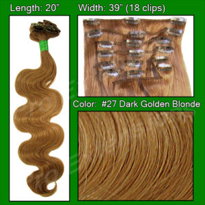 #27 Dark Golden Blond – 20 inch Body Wave