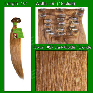 #27 Dark Golden Blonde – 10 inch