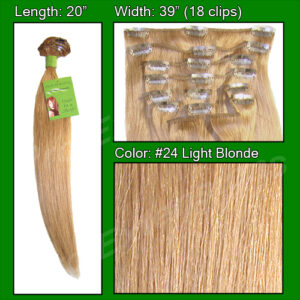 #24 Light Blonde – 20 inch