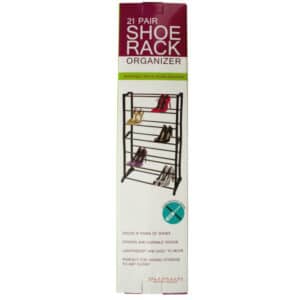 21 Pair Shoe Rack Organizer ( Case of 1 )
