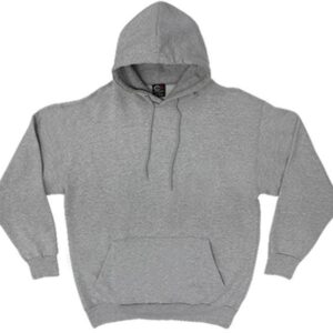. Case of [12] Cotton Plus Hooded Sweatshirts – Sport Grey, Large .