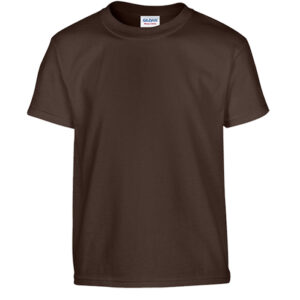 . Case of [12] Dark Chocolate Gildan First Quality Dryblend Youth T-shirt – Medium .
