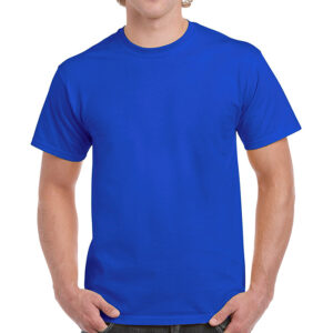 . Case of [12] Gildan Heavy Cotton Men’s T-Shirt – Indigo Blue, Large .