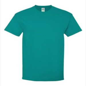 . Case of [12] Gildan Irregular Men’s T-Shirt – Tropical Blue, XL .