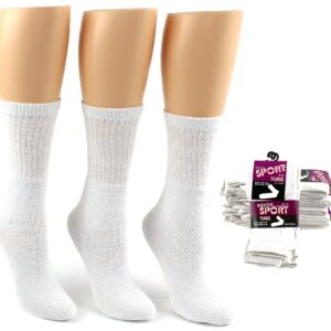 . Case of [240] Women’s Sport Tube Socks – Size 9-11 .