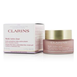 CLARINS – Multi-Active Day Targets Fine Lines Antioxidant Day Cream-Gel – For Normal to Combination Skin 80009041 50ml/1.7oz