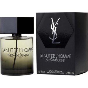 LA NUIT DE L’HOMME YVES SAINT LAURENT by Yves Saint Laurent (MEN) – EDT SPRAY 3.3 OZ (NEW PACKAGING)