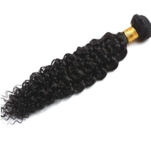1 Bundle Kinky Curly Virgin Human Hair Weft/ Extensions